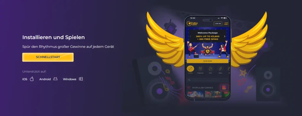 Banner für die mobile Version