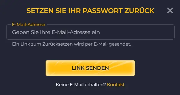 Passwort für Rolling Slots Login